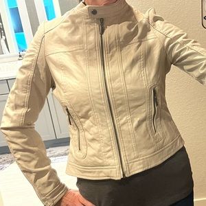 Cropped Leather Jacket